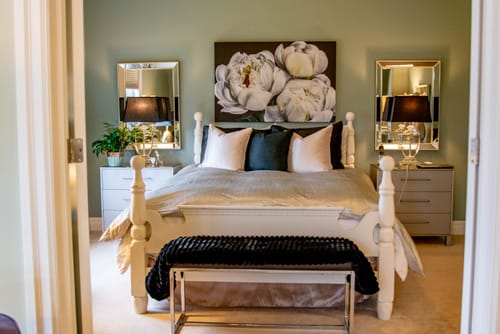 Customer photo review of 'White Peonies' Framed Canvas