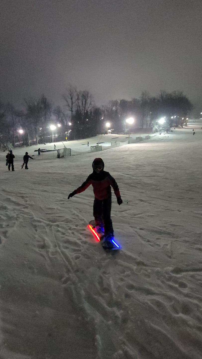 Customer photo review of LED SNOWBOARD SYSTEM