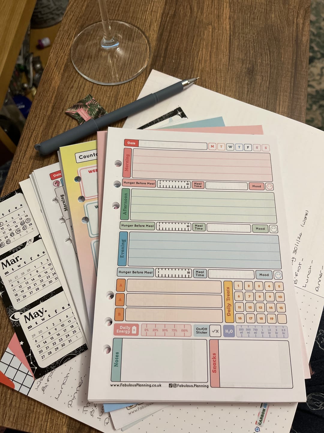 Customer photo review of Slimming World - Spacious - Organiser Refill