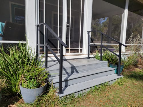 Customer photo review of Stair Handrail Kit