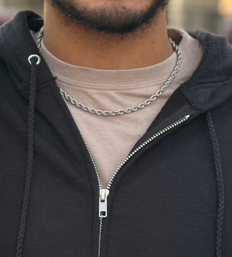 Customer photo review of Rope Chain Silver | 5mm