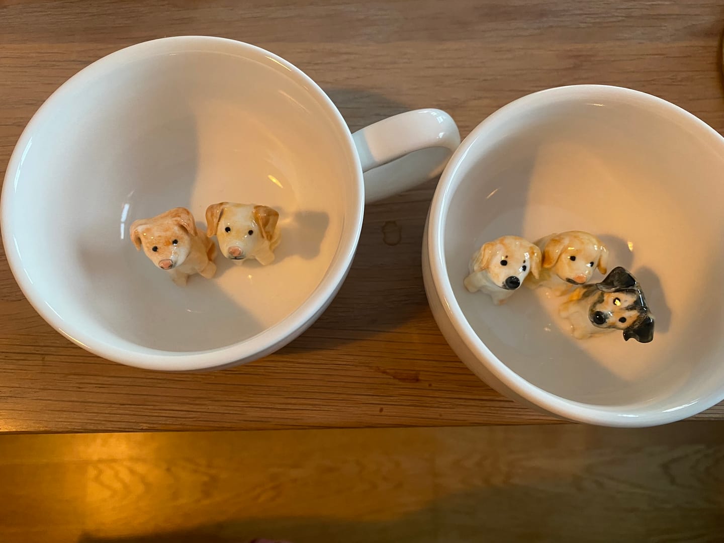Customer photo review of Handmade Custom Pet's Figure Ceramic Mug