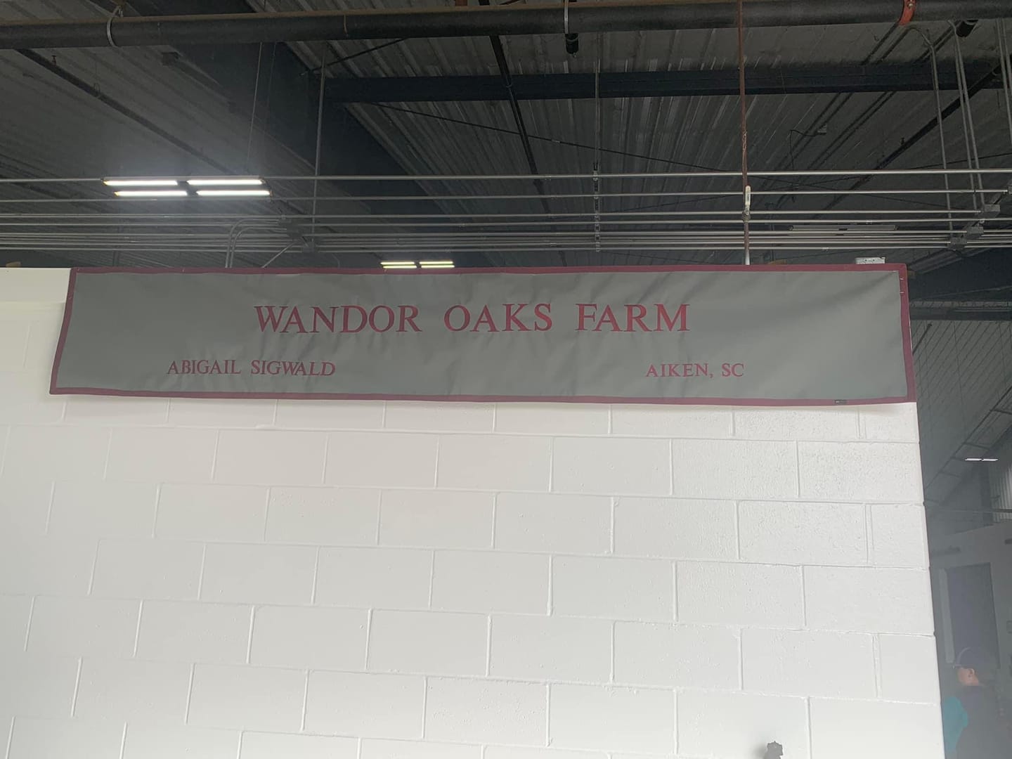 Customer photo review of Custom Show Banner - 10 ft
