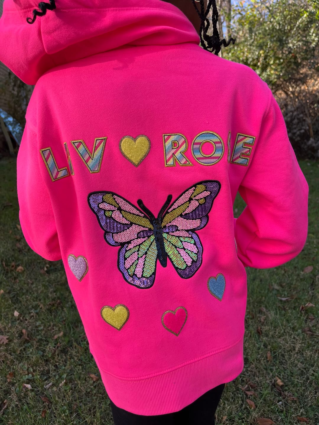 Customer photo review of Kids Zip Hoodie
