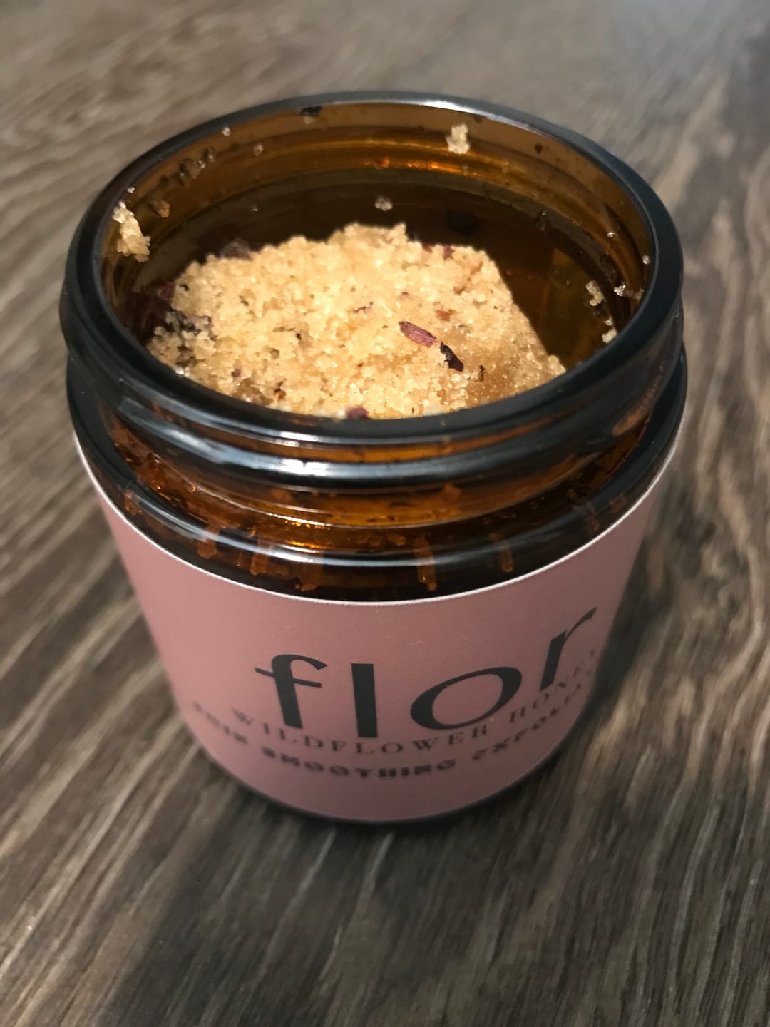 Customer photo review of Back in stock Honey Skin Smoothing Exfoliator