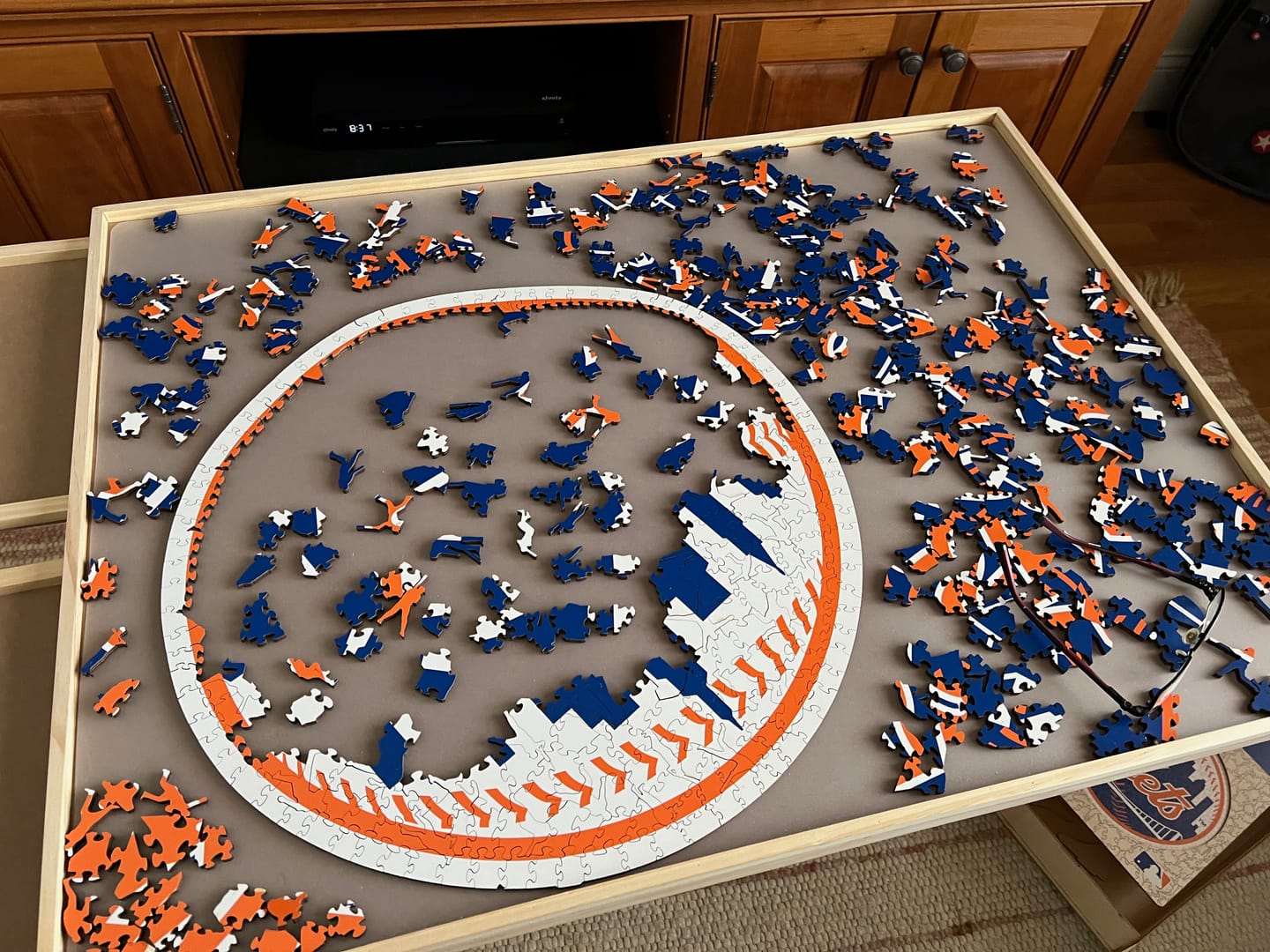 Customer photo review of New York Mets™ - Wooden Puzzle