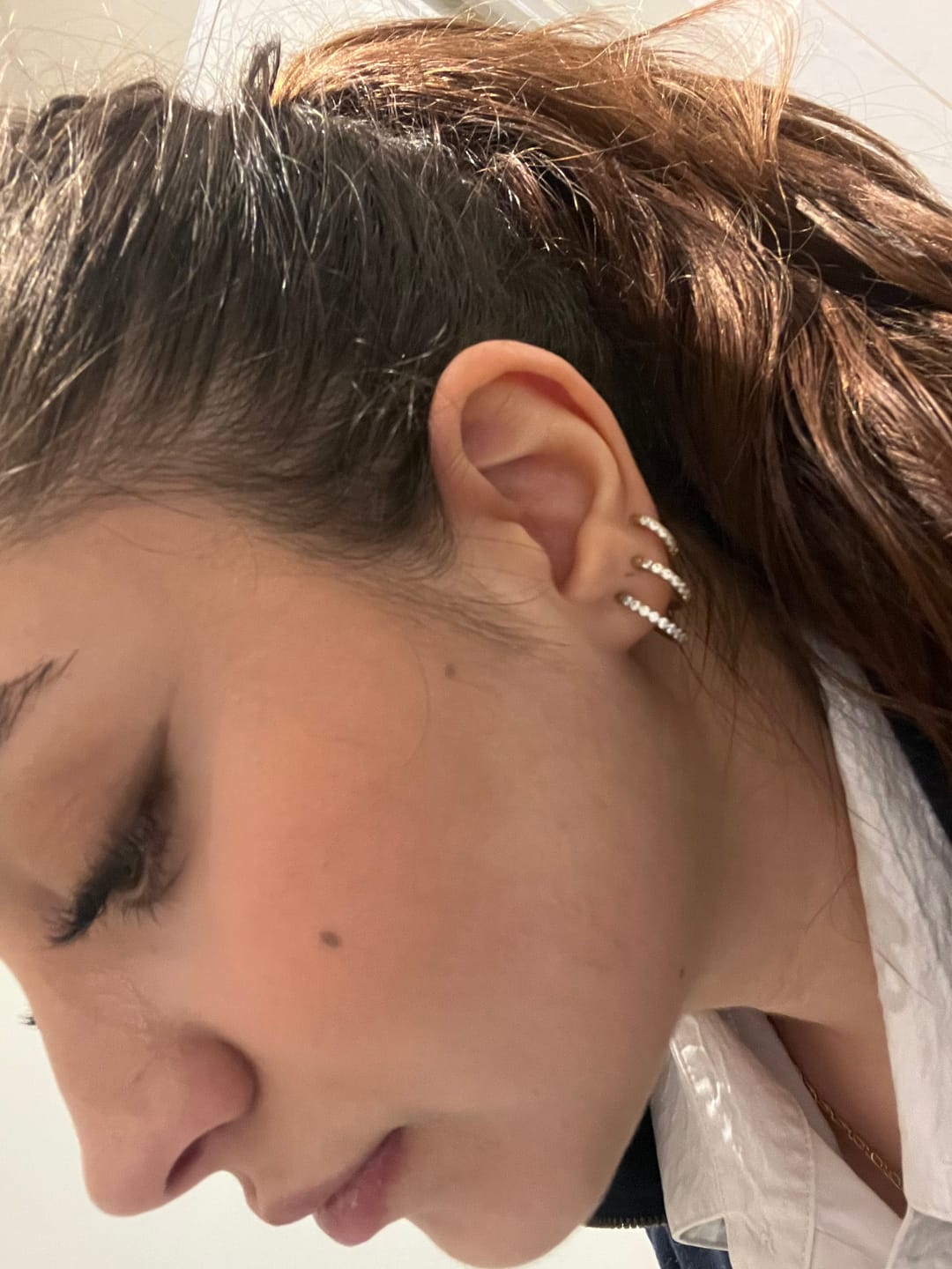 Customer photo review of Klara Set Ohrringe | 18K vergoldet