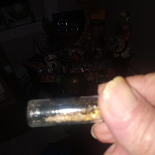 Customer photo review of *BOGO* Pioneer '2 OUNCE NUGGET HUNT' - Gold Panning Paydirt Concentrate