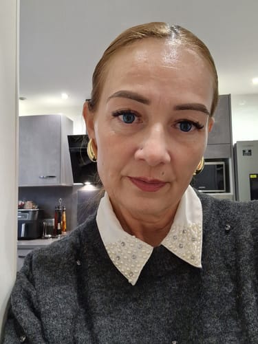 Customer photo review of Celeste Drop Earring