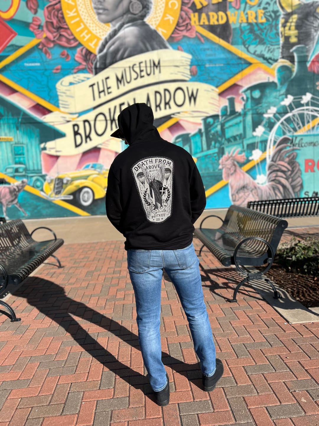 Customer photo review of St. Michael Hoodie