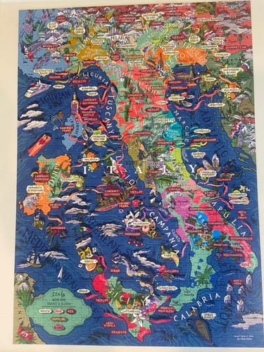 Customer photo review of Wine Puzzle - California