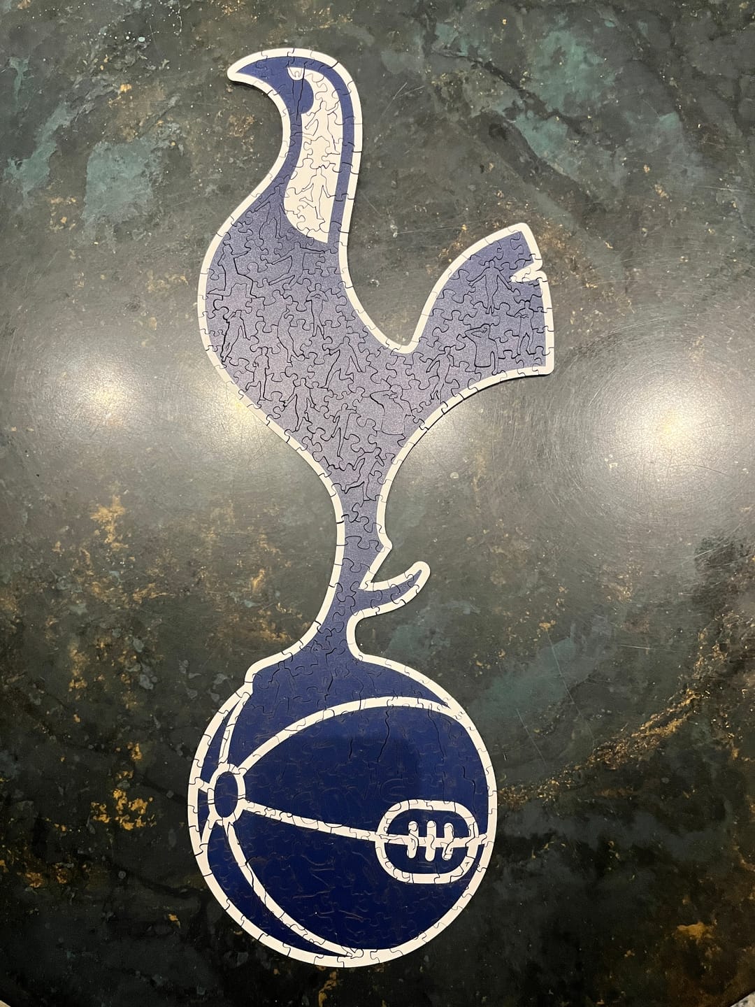 Customer photo review of Tottenham Hotspur FC® Logo - Wooden Puzzle