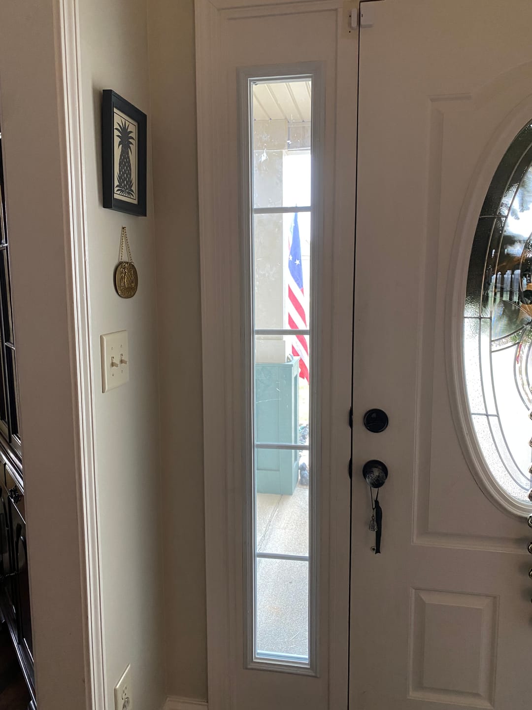 Customer photo review of Grills Between Glass 5 Lite Glass and Frame Kit (Full Sidelite)