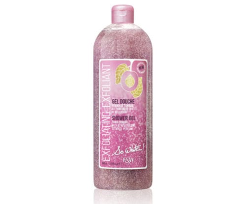 Customer photo review of Fair and White So White! Exfoliating Shower Tonic Scrub 940ml / 31.78 fl oz