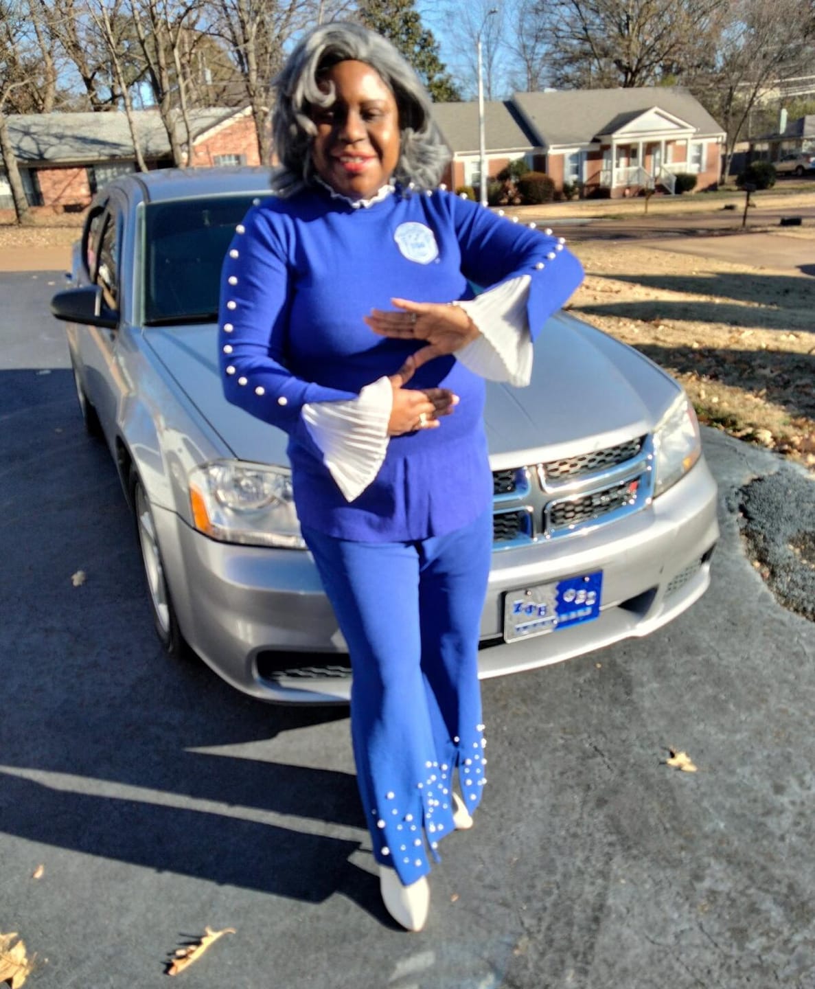 Customer photo review of PEARLfect Sweater - White Shield