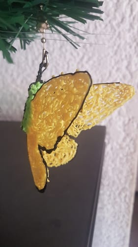 Reseña con foto de un cliente sobre Lapiz de Impresion 3D con Filamento PLA de 20 Colores