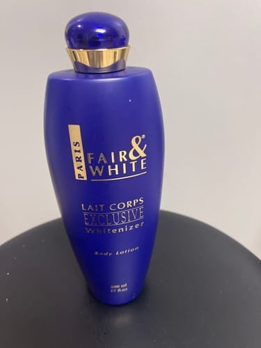 Customer photo review of Fair and White Exclusive Body Lotion with Pure Vitamin "C" 500ml 16.9 fl oz