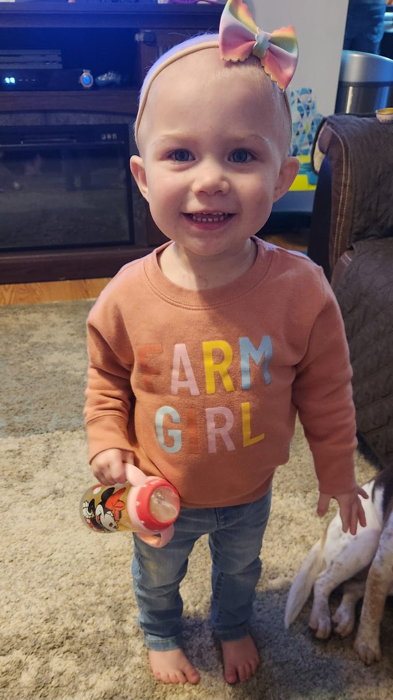 Customer photo review of Pink ‘Farm Girl’ Crewneck - Toddler & Youth