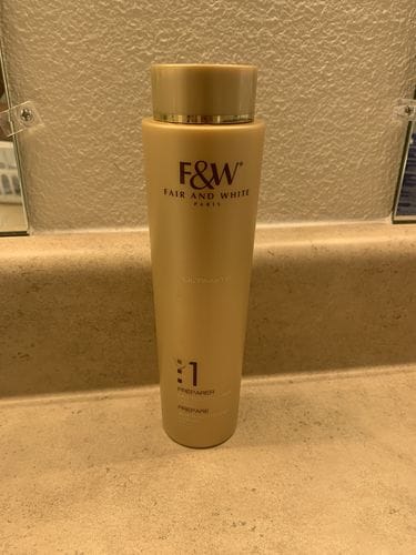 Customer photo review of Fair and White 1: Gold AHA Brightening Lotion 350ml / 11.8fl. oz