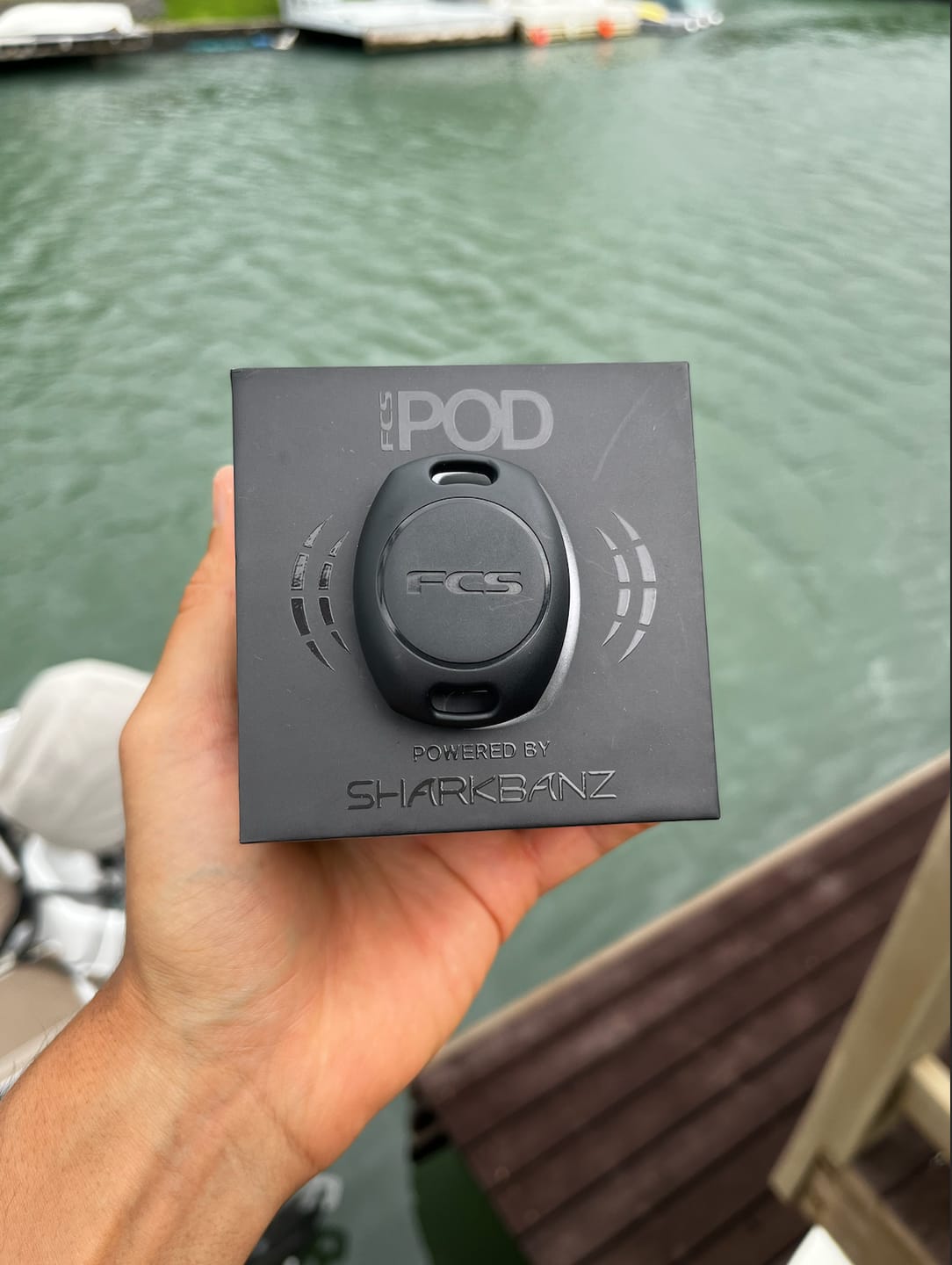 Customer photo review of FCS X Sharkbanz POD - Surf Shark Deterrent