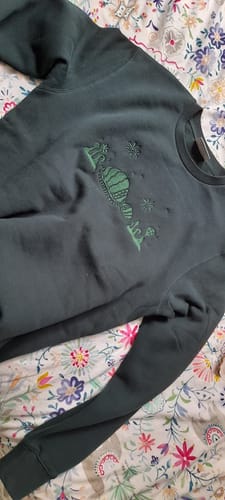 Customer photo review of CUSTOM UNISEX CREWNECK