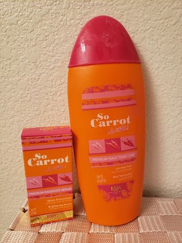 Customer photo review of Fair and White So Carrot Brightening Serum 30ml / 1 fl. oz