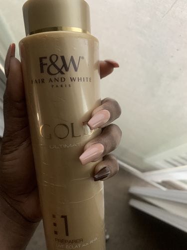 Customer photo review of Fair and White 1: Gold AHA Brightening Lotion 350ml / 11.8fl. oz