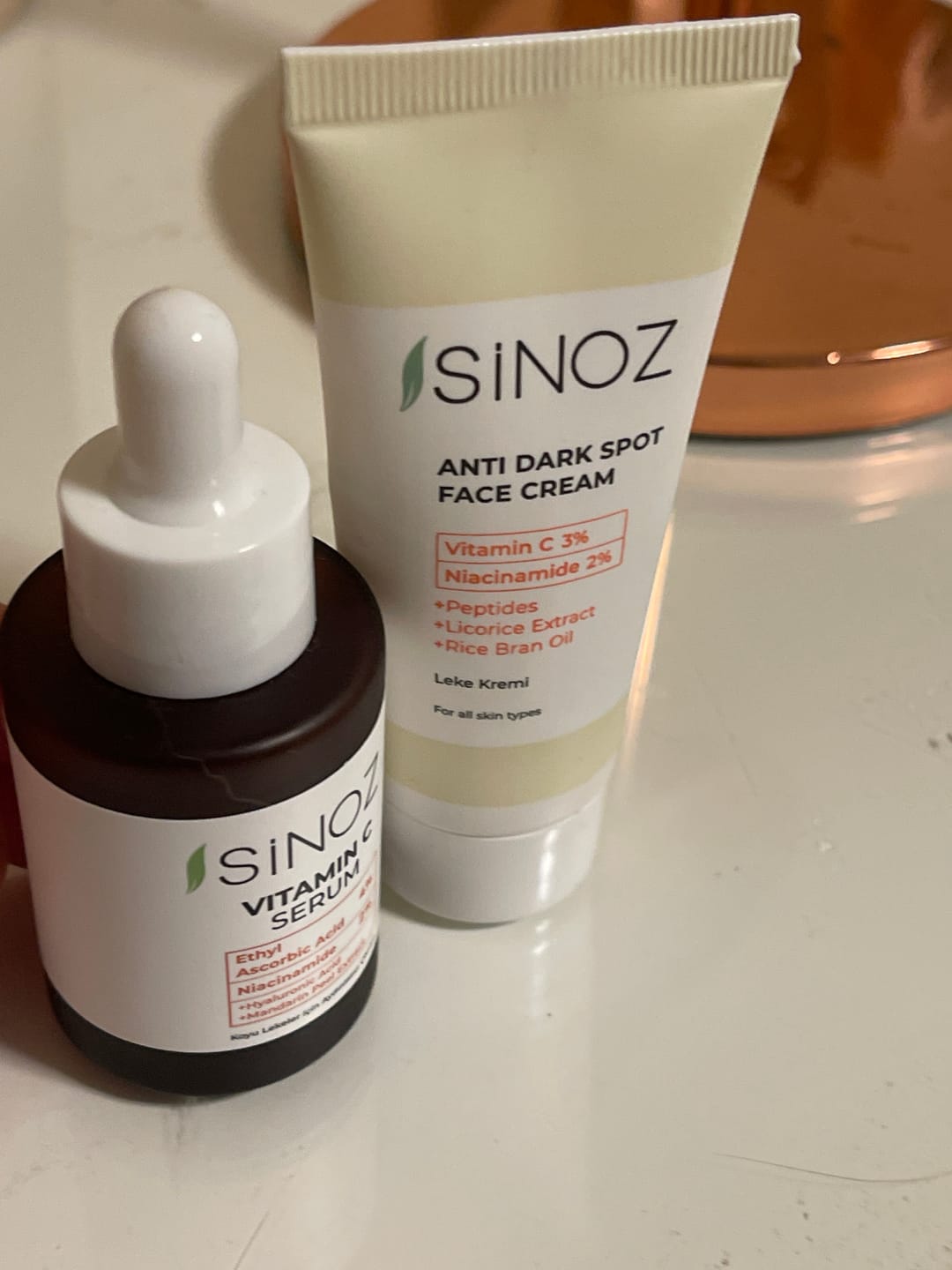 Customer photo review of Dark Spot Set