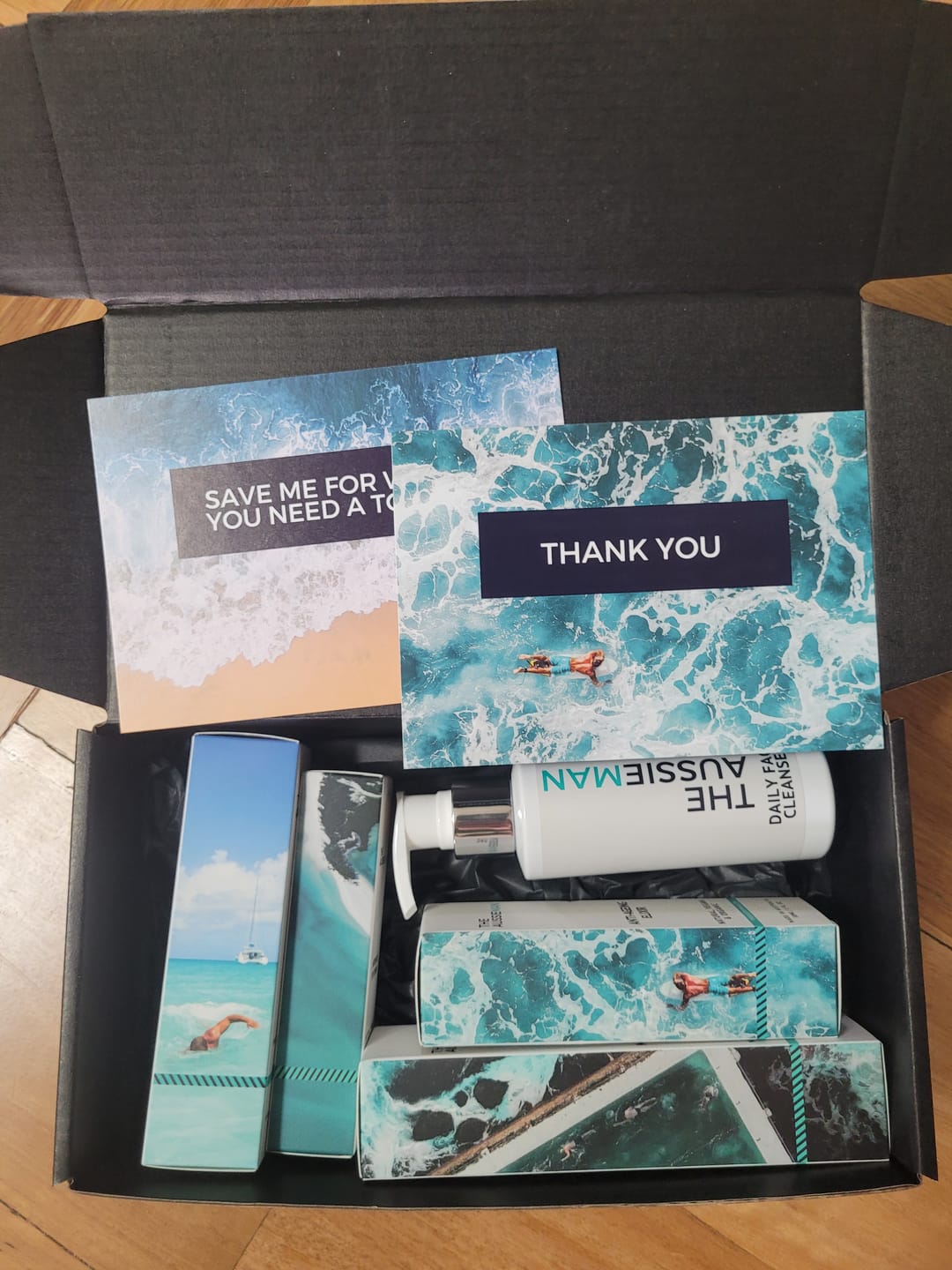 Customer photo review of Ultimate Anti-Ageing Skincare Set For Men