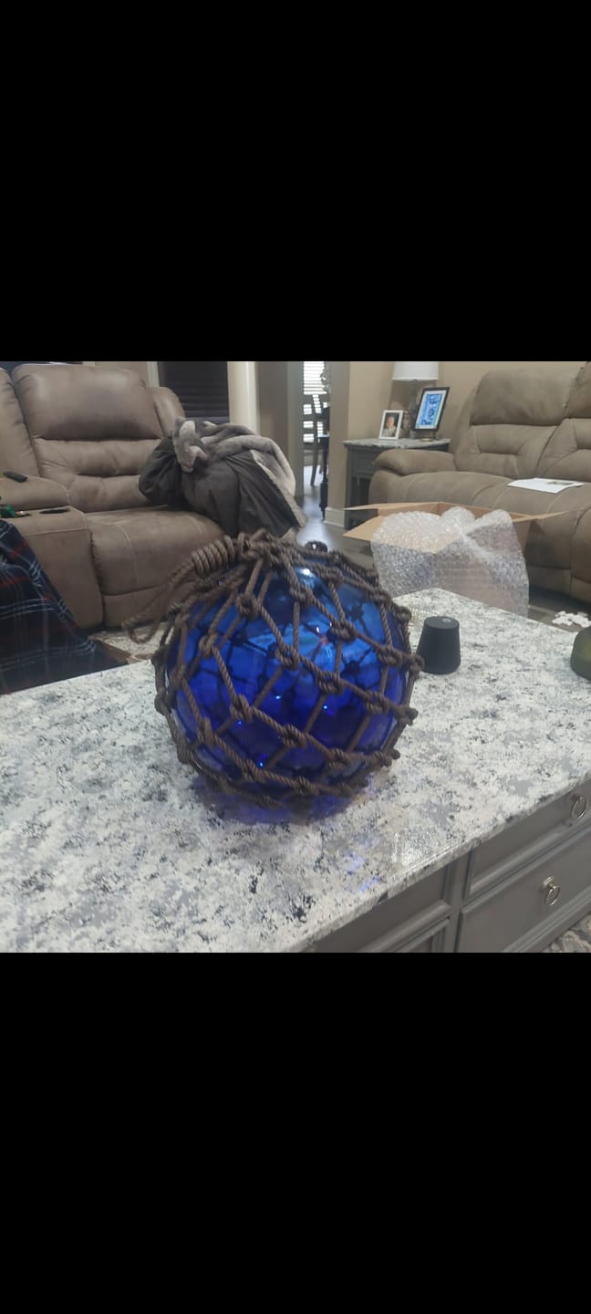 Customer photo review of Glass Floats - Authentic Seaglass Floats