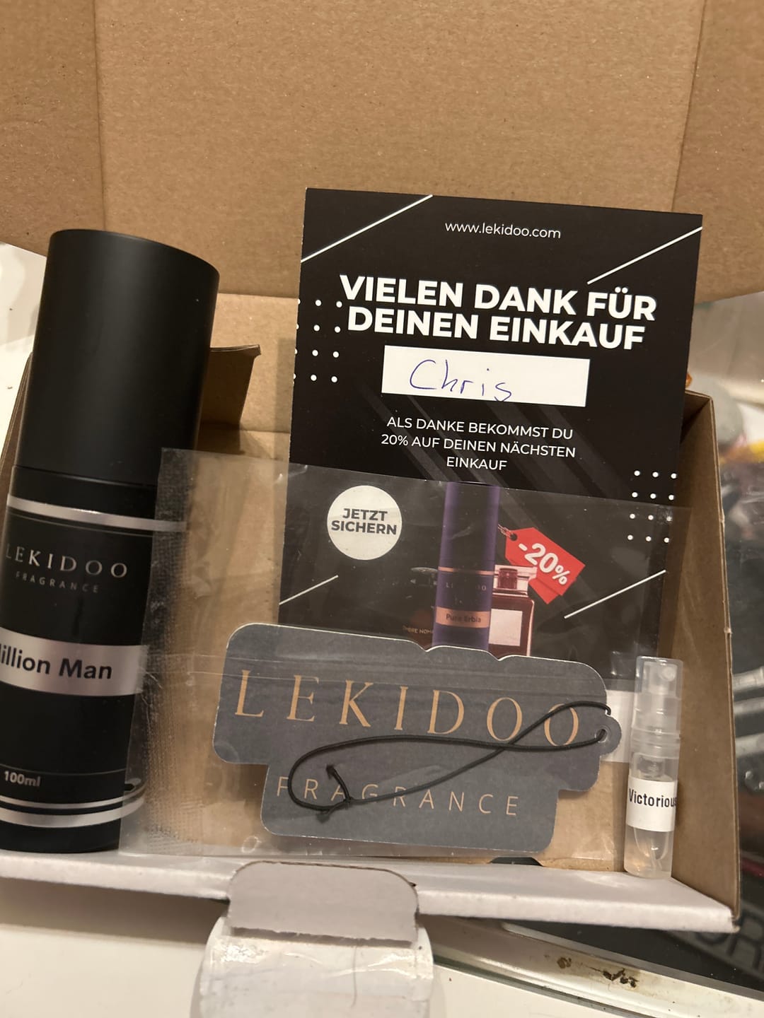 Customer photo review of Million Man Autoparfüm