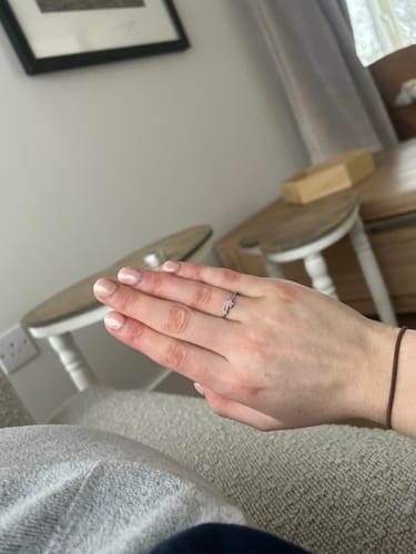 Customer photo review of Astrid Star Ring in Silver