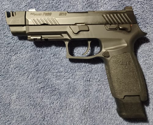 Customer photo review of Revanchist Airsoft Thumb Rest V2 For SIG AIR M17/ M18 GBB Pistol