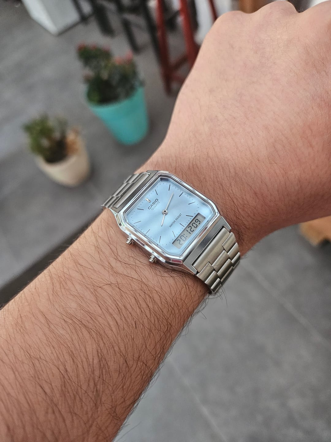 Customer photo review of Reloj Casio Vintage AQ-230A-2A1MQY Analogo Digital Ice Blue