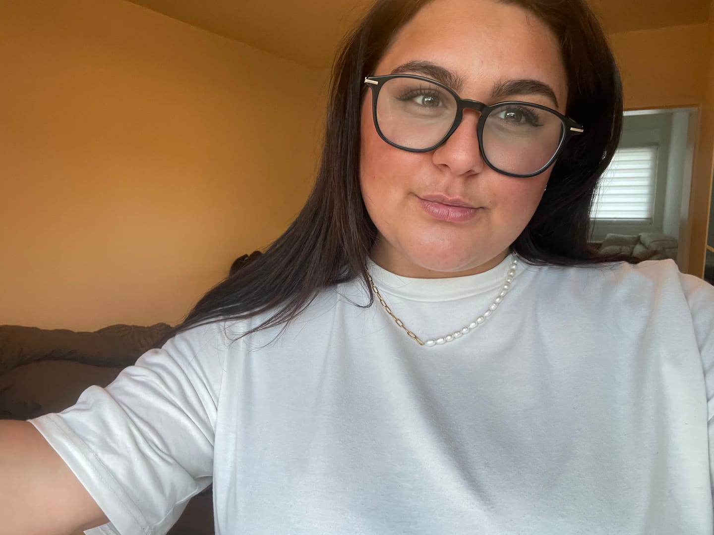 Customer photo review of Marina Perlenkette | 18K vergoldet