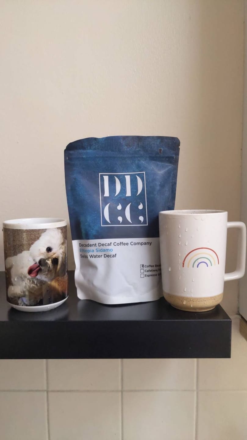 Customer photo review of Bundle of all our Swiss Water Decaf Coffees - 6 x 227g Coffees or 6 x 500g Coffees