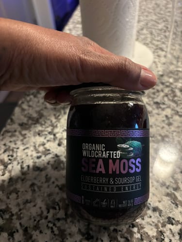 Customer photo review of Elderberry and Soursop Infused Sea Moss Gel