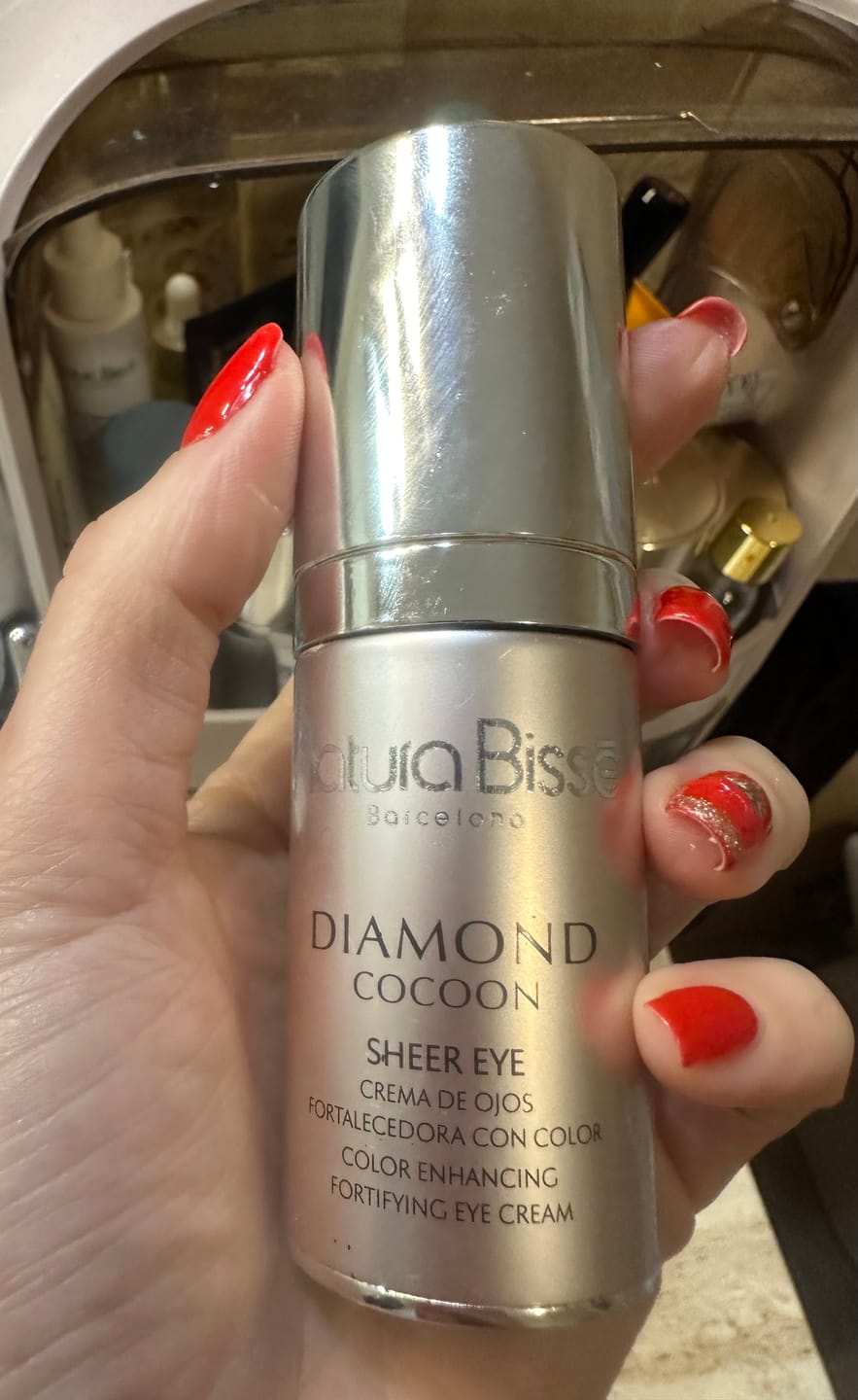 Customer photo review of Natura Bissé Diamond Cocoon Sheer Eye 25ml