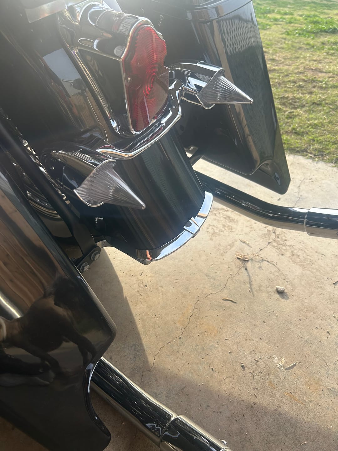 Customer photo review of Harley Davidson Turn Signal Lenses - Clip in Style