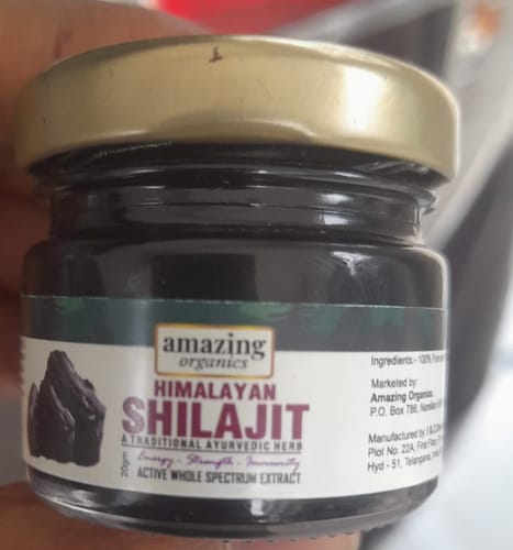 Customer photo review of Himalayan Shilajit Resin 3 Month Supply