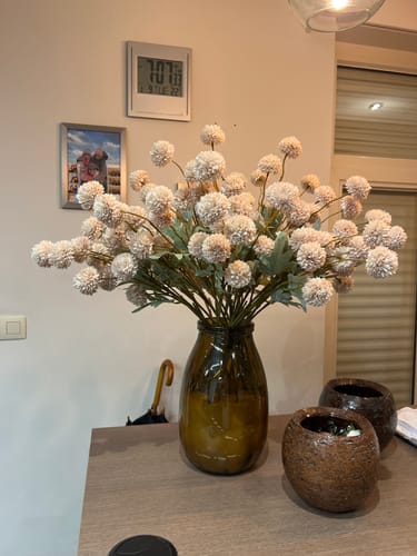Fotorecensie van een klant over Zijden Kiku Bloemen - Crème