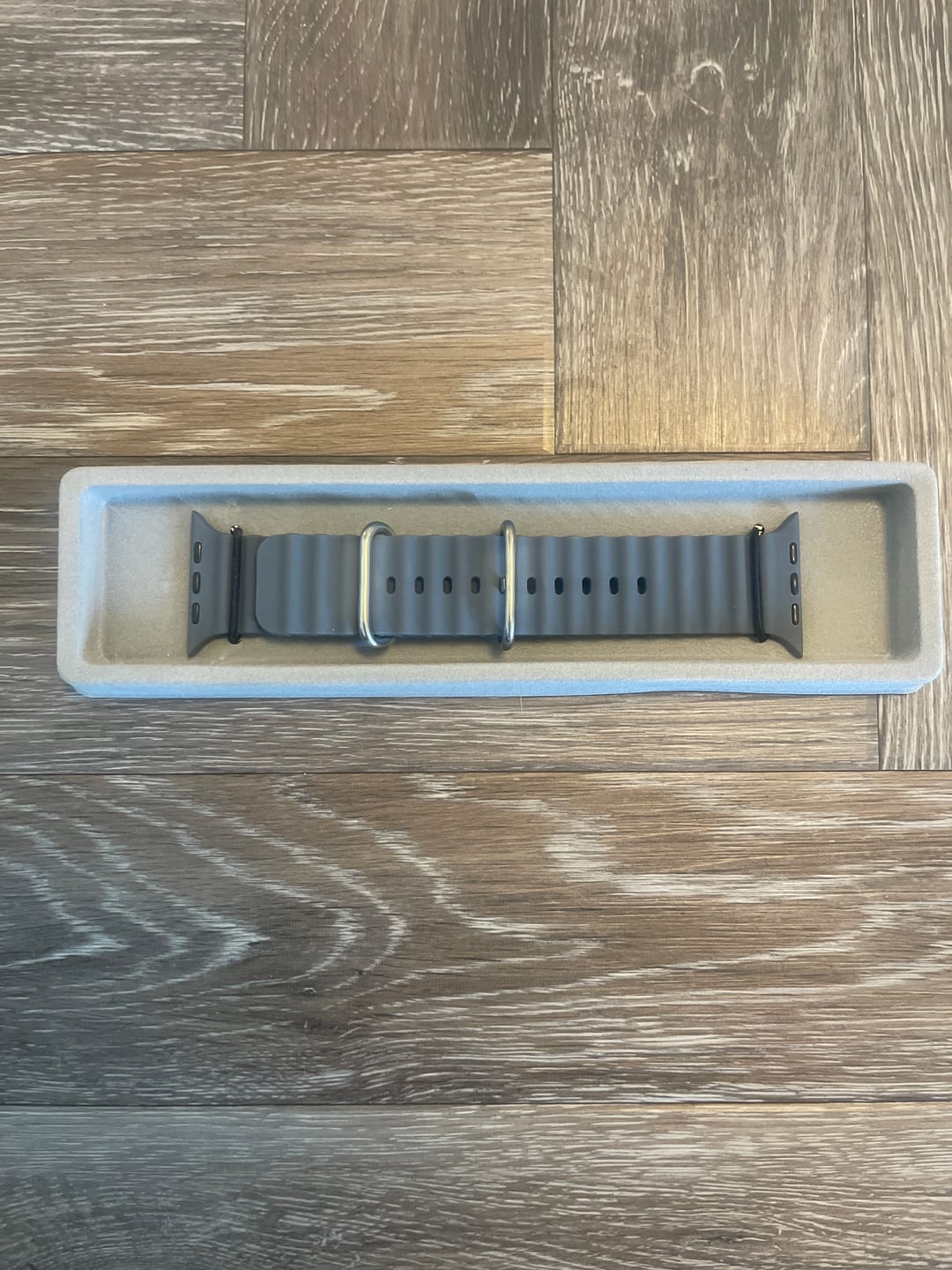 Customer photo review of Ocean Silicone Tubular Strap For Apple Watch Ultra