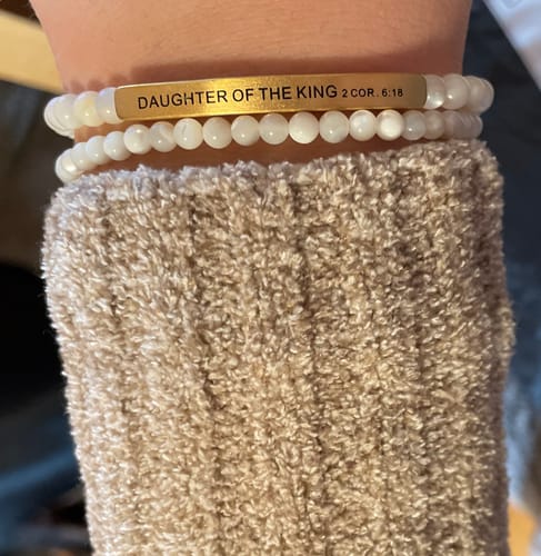 Customer photo review of DAUGHTER OF THE KING 2COR 6:18