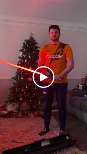 Customer video review of OWK III hero saber