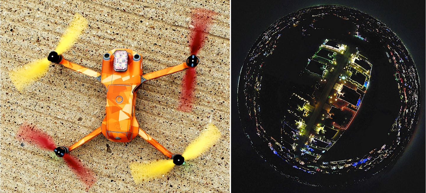 Customer photo review of DJI Air 2S STEALTH Upgrade Propellers - x4 Orange