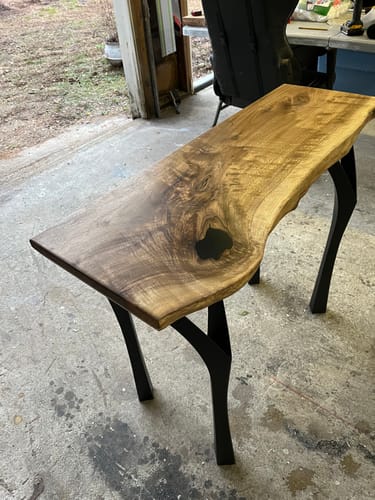 Customer photo review of Metal Table Legs - 508 Faras 28H inch