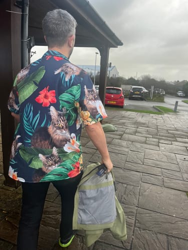 Customer photo review of Your photo - Personalised hawaiian shirt