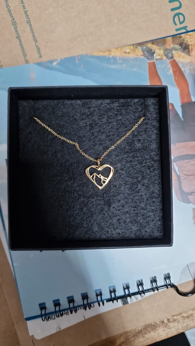 Customer photo review of BERGMENSCH® Bergverliebt Halskette 925 Sterling Silber