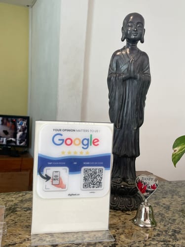Customer photo review of Google Reviews - Plate
