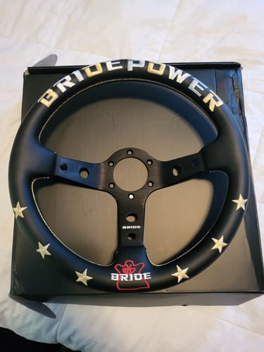 Customer photo review of 13" (330mm) Bride Power Style Black Steering Wheel